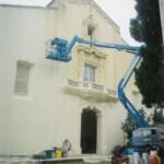 Exterior Painting with Aerial Lift